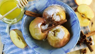 pomme au four cannelle